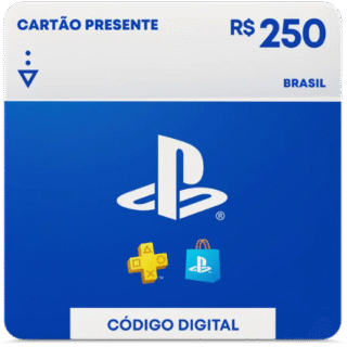 Cartão PSN R$ 250 Brasil – Recarga PlayStation Store Digital